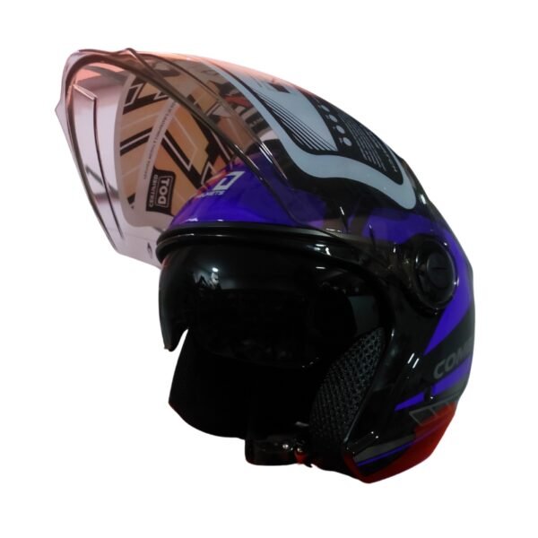 Blue Combat EVO Helmet - Image 3